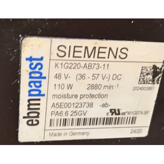 Ventilateur SIEMENS K1G220-AB73-11